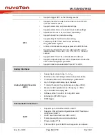 Предварительный просмотр 14 страницы Nuvoton NuMicro ML51 Series Technical Reference Manual