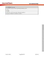 Предварительный просмотр 55 страницы Nuvoton NuMicro ML51 Series Technical Reference Manual
