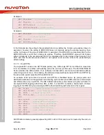 Предварительный просмотр 94 страницы Nuvoton NuMicro ML51 Series Technical Reference Manual