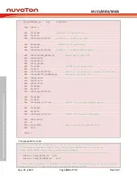 Предварительный просмотр 352 страницы Nuvoton NuMicro ML51 Series Technical Reference Manual