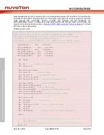 Предварительный просмотр 354 страницы Nuvoton NuMicro ML51 Series Technical Reference Manual