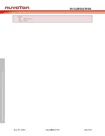 Предварительный просмотр 420 страницы Nuvoton NuMicro ML51 Series Technical Reference Manual