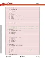 Предварительный просмотр 264 страницы Nuvoton NuMicro MS51 32K Series Technical Reference Manual