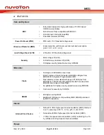 Предварительный просмотр 9 страницы Nuvoton NuMicro MS51 Series Technical Reference Manual