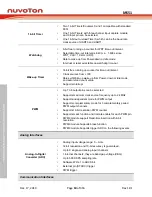 Предварительный просмотр 10 страницы Nuvoton NuMicro MS51 Series Technical Reference Manual