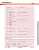 Предварительный просмотр 185 страницы Nuvoton NuMicro MS51 Series Technical Reference Manual