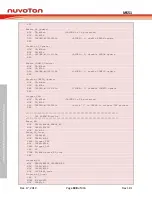 Предварительный просмотр 188 страницы Nuvoton NuMicro MS51 Series Technical Reference Manual