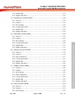 Предварительный просмотр 3 страницы Nuvoton NuMicro NUC029 Series Technical Reference Manual
