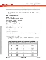 Предварительный просмотр 316 страницы Nuvoton NuMicro NUC029 Series Technical Reference Manual