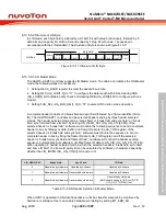 Предварительный просмотр 349 страницы Nuvoton NuMicro NUC029 Series Technical Reference Manual