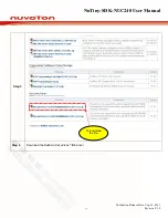 Предварительный просмотр 14 страницы Nuvoton NuTiny-SDK-NUC240 User Manual