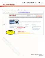 Предварительный просмотр 15 страницы Nuvoton NuTiny-SDK-NUC240 User Manual