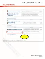 Предварительный просмотр 16 страницы Nuvoton NuTiny-SDK-NUC240 User Manual