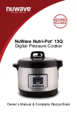 NuWave Nutri-Pot 13Q Owner'S Manual & Complete Recipe Book preview