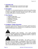 Предварительный просмотр 3 страницы NuWave NWVS-4 Installation And User Manual