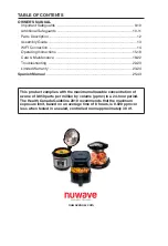 Предварительный просмотр 8 страницы NuWave OxyPure Owner'S Manual