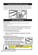 Предварительный просмотр 18 страницы NuWave OxyPure Owner'S Manual