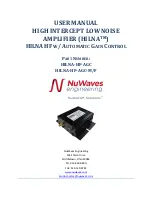 Preview for 1 page of NuWaves HILNA-HF-AGC User Manual