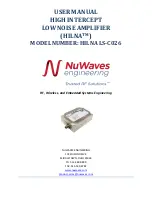 NuWaves HILNA LS-C026 User Manual preview