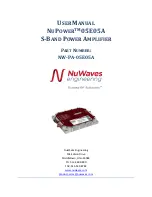 NuWaves NuPower 05E05A User Manual preview