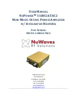 Preview for 1 page of NuWaves NuPower 11B02A-TAC2 User Manual