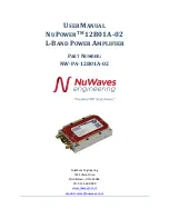 NuWaves NUPOWER 12B01A-02 User Manual preview