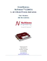 NuWaves NuPower 12D05A User Manual preview