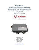 NuWaves NUPOWER XTENDER C10RX01 User Manual preview