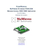 NuWaves NUPOWER XTENDER VU4GX01 User Manual preview