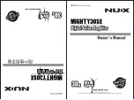 nux MIGHTY30SE Owner'S Manual предпросмотр