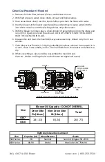 Preview for 24 page of NVE 4307 Series Owner'S Manual & Operating Instructions