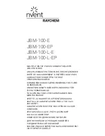 nvent Raychem JBM-100-E Manual preview