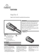 nvent RAYCHEM RayClic-E Installation Instructions preview