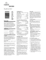 Preview for 1 page of nvent Raychem Raystat-M2 Manual