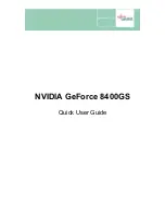 Nvidia 8400 - BFG GeForce GS Quick User Manual предпросмотр