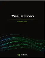 Предварительный просмотр 1 страницы Nvidia C1060 - Tesla Computing Processor Installation Manual