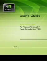 Nvidia DualTV User Manual preview