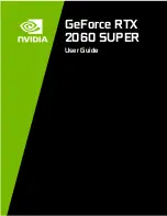 Предварительный просмотр 1 страницы Nvidia GeForce RTX 2060 SUPER User Manual