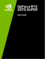 Предварительный просмотр 1 страницы Nvidia GeForce RTX 2070 SUPER User Manual