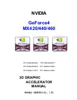 Предварительный просмотр 1 страницы Nvidia geforce4 MX420 User Manual