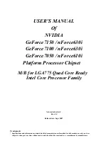 Nvidia GeForce7050 / nForce610i User Manual preview