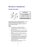 Предварительный просмотр 12 страницы Nvidia GeForceFX 5200 User Manual