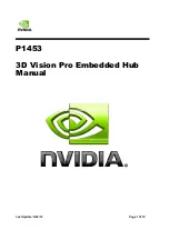 Preview for 1 page of Nvidia P1453 Manual