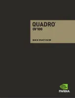 Nvidia Quadro GV100 NVLink Bridge Quick Start Manual preview