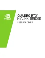 Preview for 1 page of Nvidia QUADRO RTX NVLINK Quick Start Manual