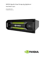 Preview for 1 page of Nvidia Quadro VCA Manager Installation Manual