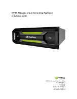 Preview for 1 page of Nvidia Quadro Visual Computing Appliance Installation Manual