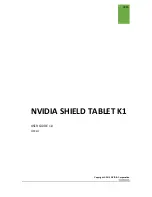 Nvidia SHIELD TABLET K1 User Manual preview