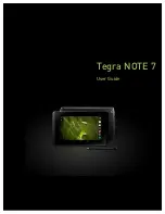 Preview for 1 page of Nvidia Tegra NOTE 7 User Manual