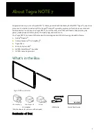 Preview for 4 page of Nvidia Tegra NOTE 7 User Manual